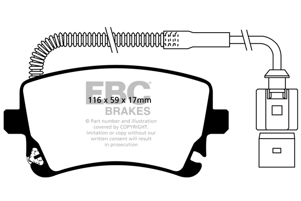 Brake Pad Set, disc brake DP41470R