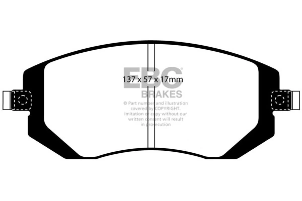 Brake Pad Set, disc brake DP1661