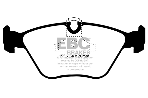 EBC BRAKES DP21552 순정