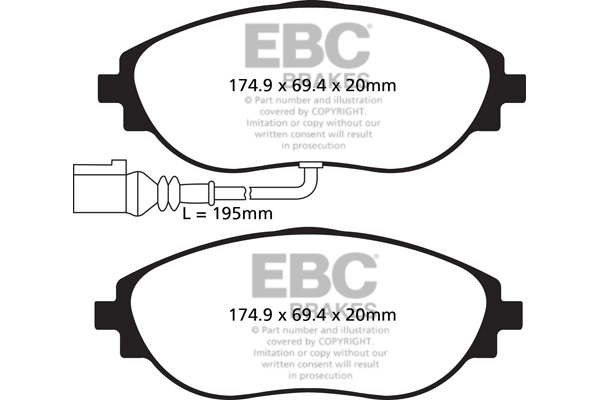 Brake Pad Set, disc brake DP42127R