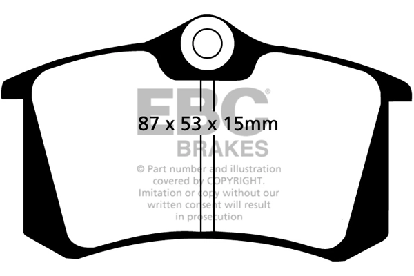 Brake Pad Set, disc brake DP680