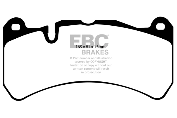 Brake Pad Set, disc brake DP51591NDX