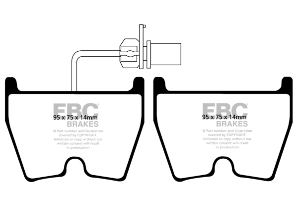 EBC BRAKES DP81513RP1 Оригинальный