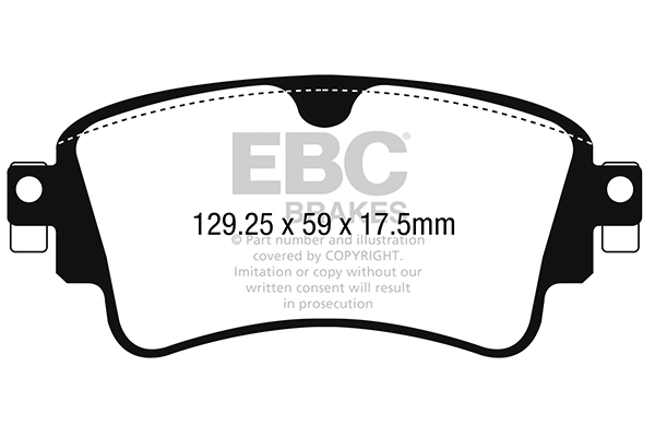 Brake Pad Set, disc brake DP22254