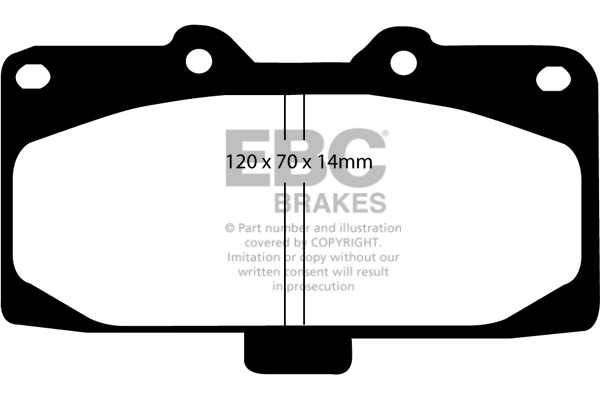 Brake Pad Set, disc brake DP41200R