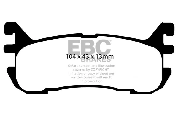 Brake Pad Set, disc brake DP41003R