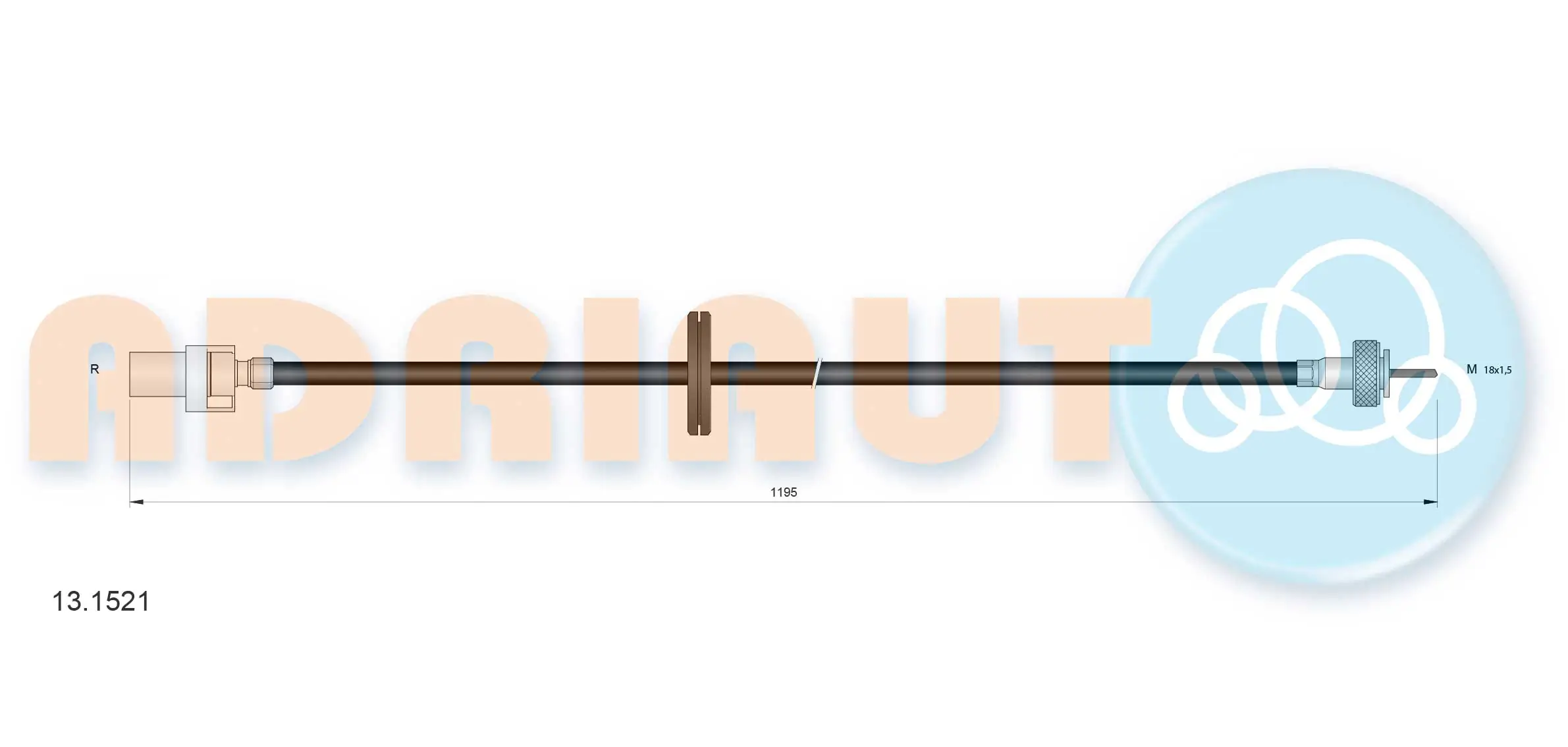 Speedometer Cable 13.1521