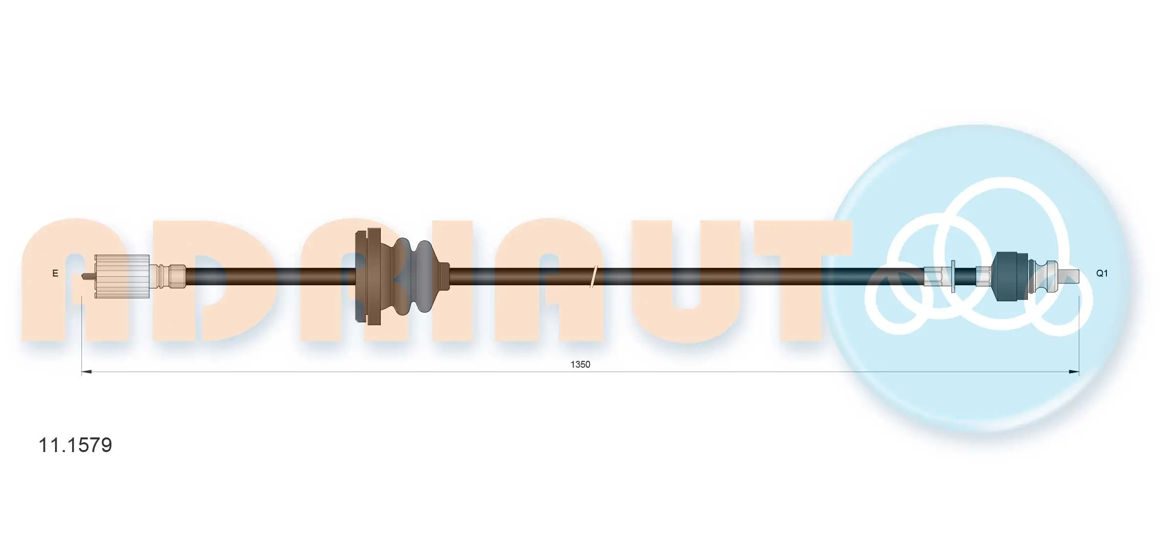 Speedometer Cable 11.1579