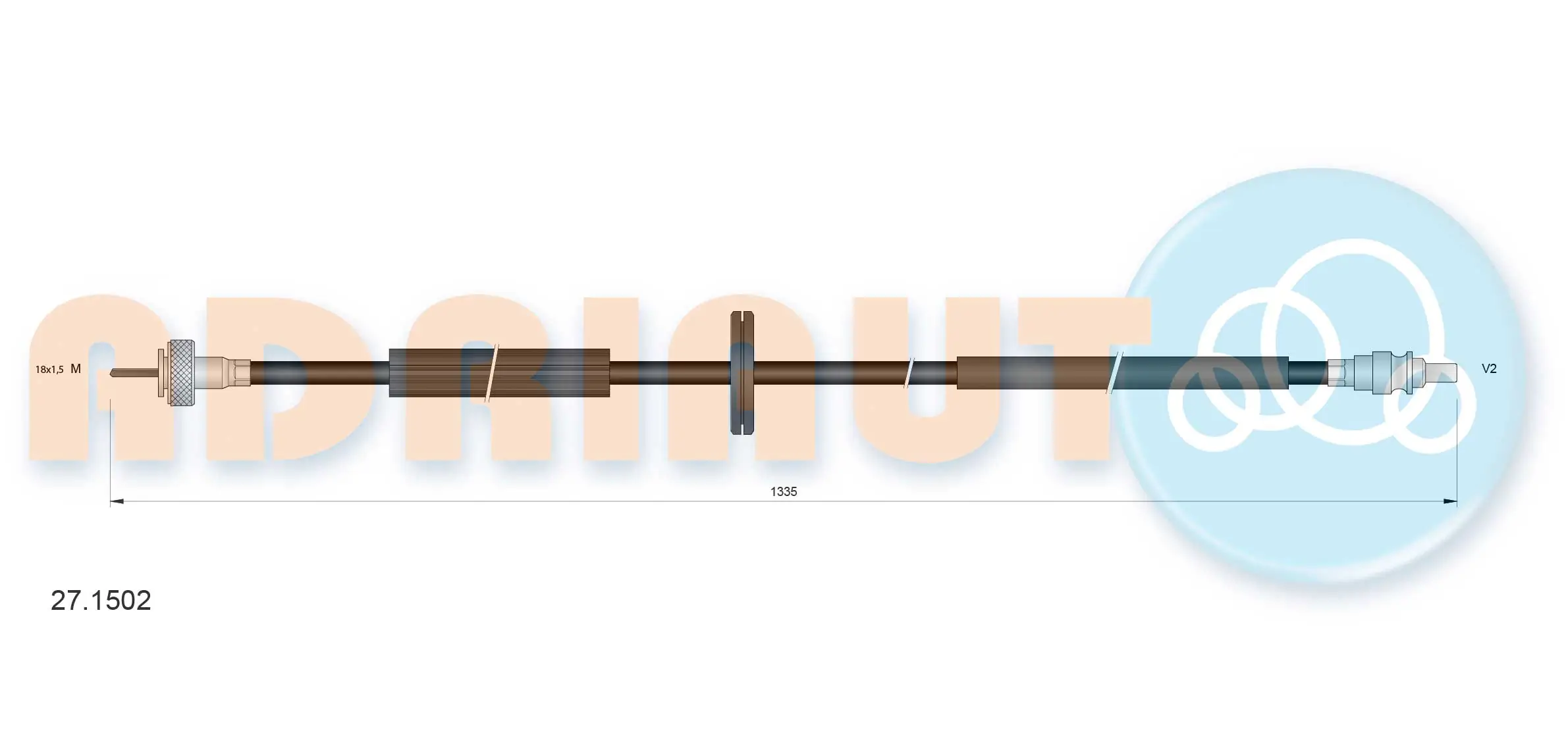 Speedometer Cable 27.1502