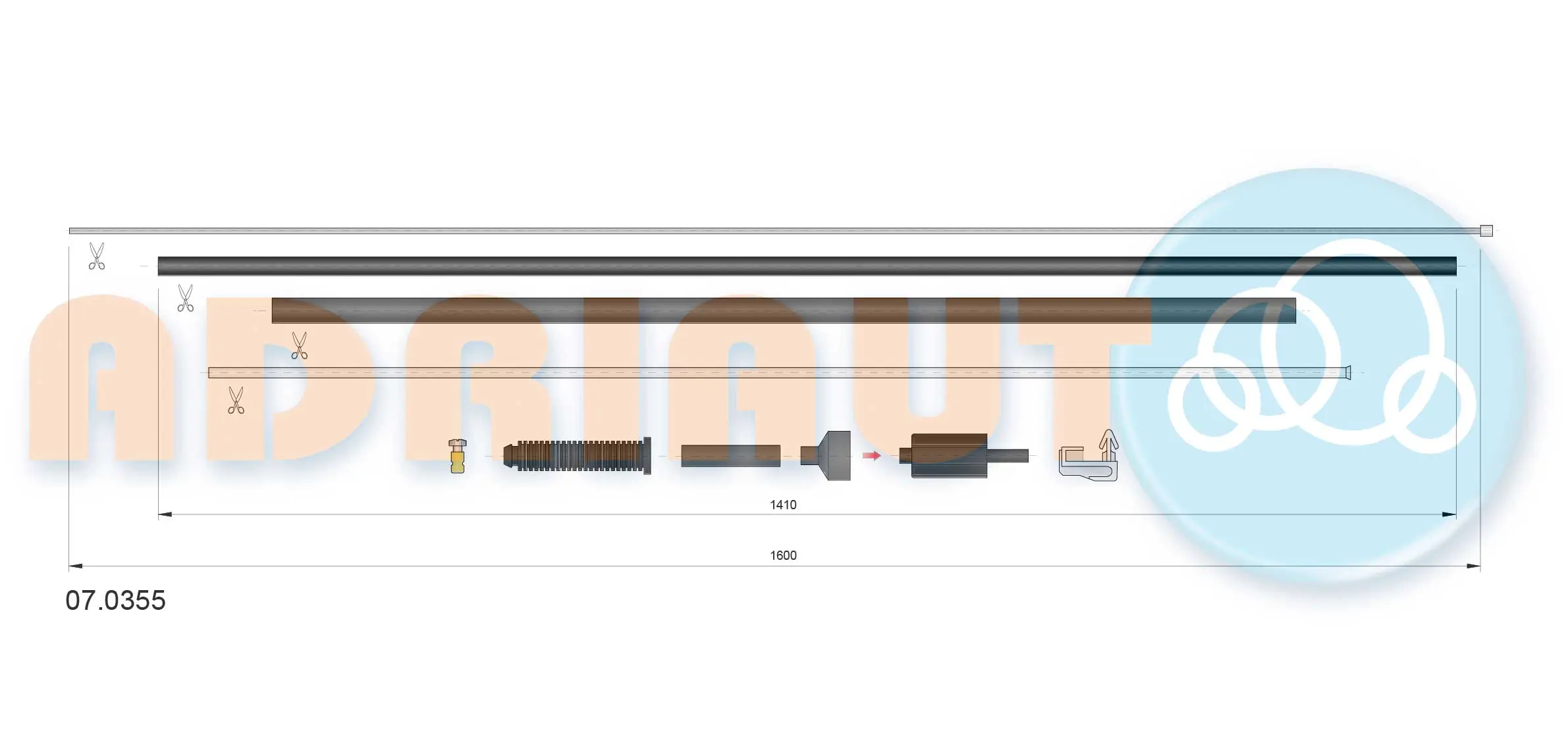 Accelerator Cable 07.0355