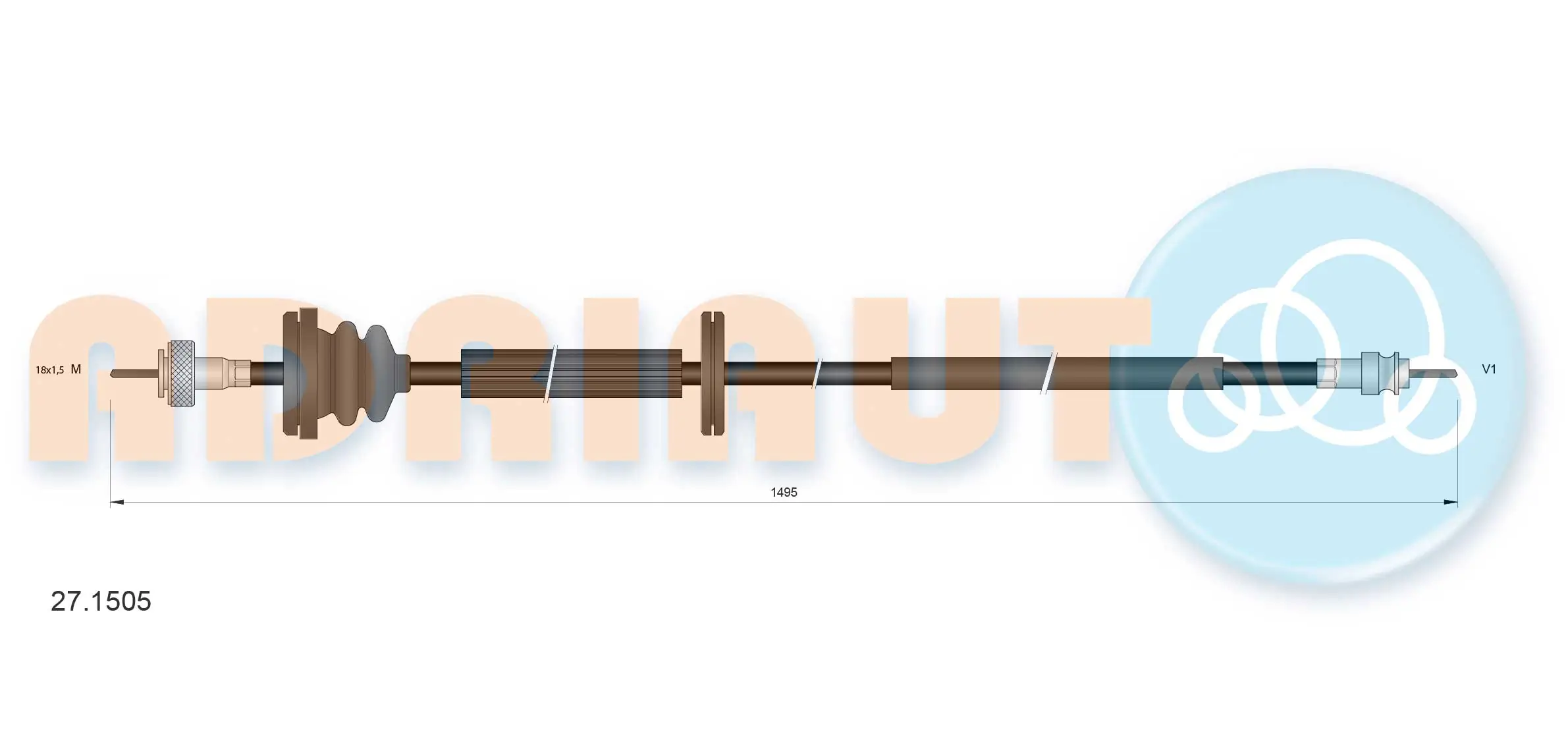 Speedometer Cable 27.1505