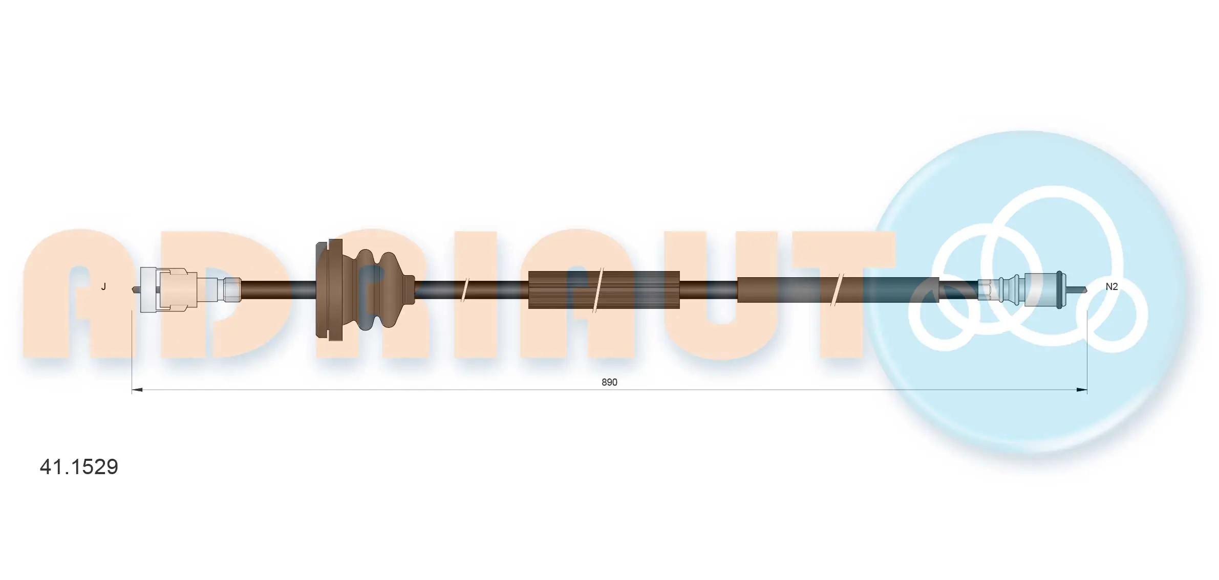 Speedometer Cable 41.1529