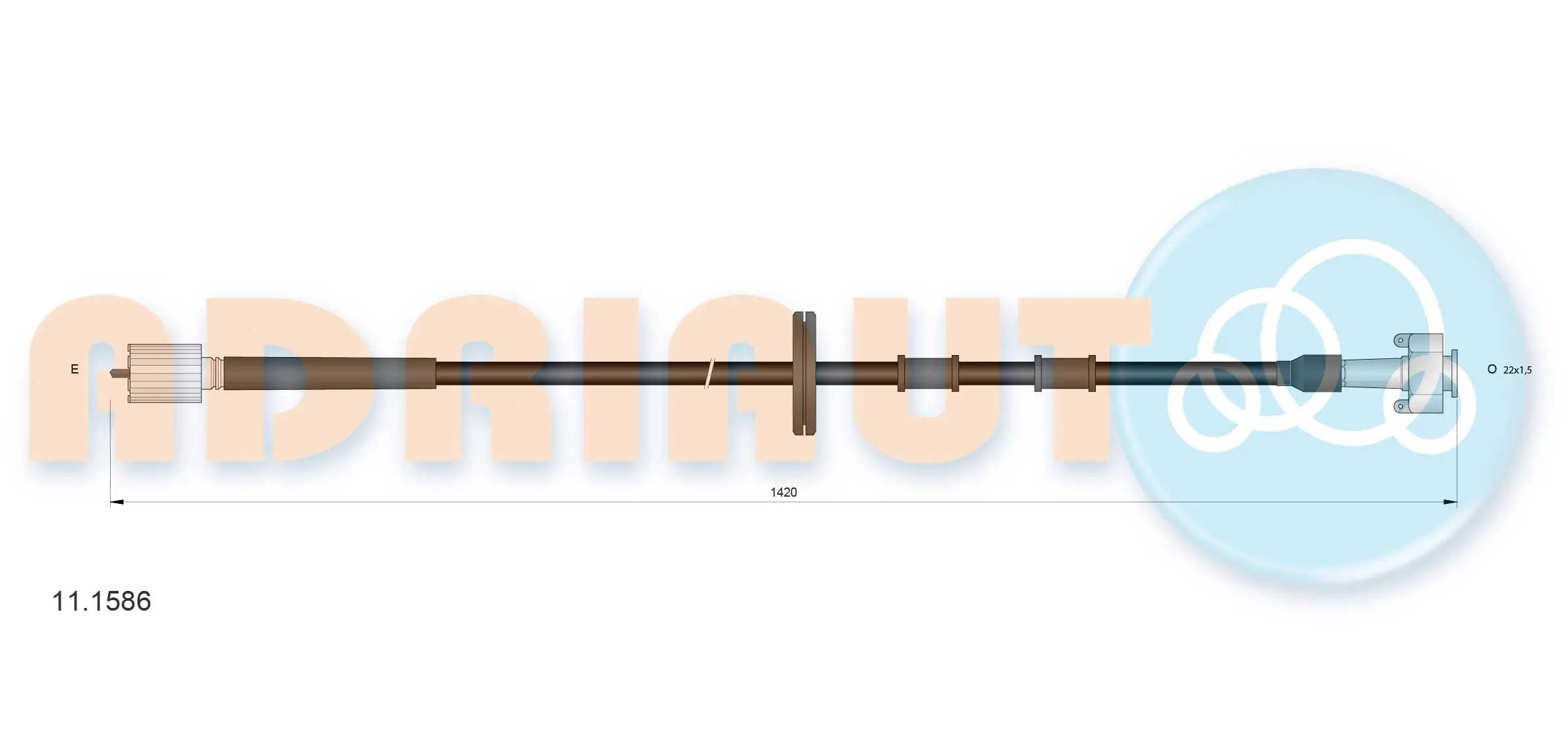 Speedometer Cable 11.1586