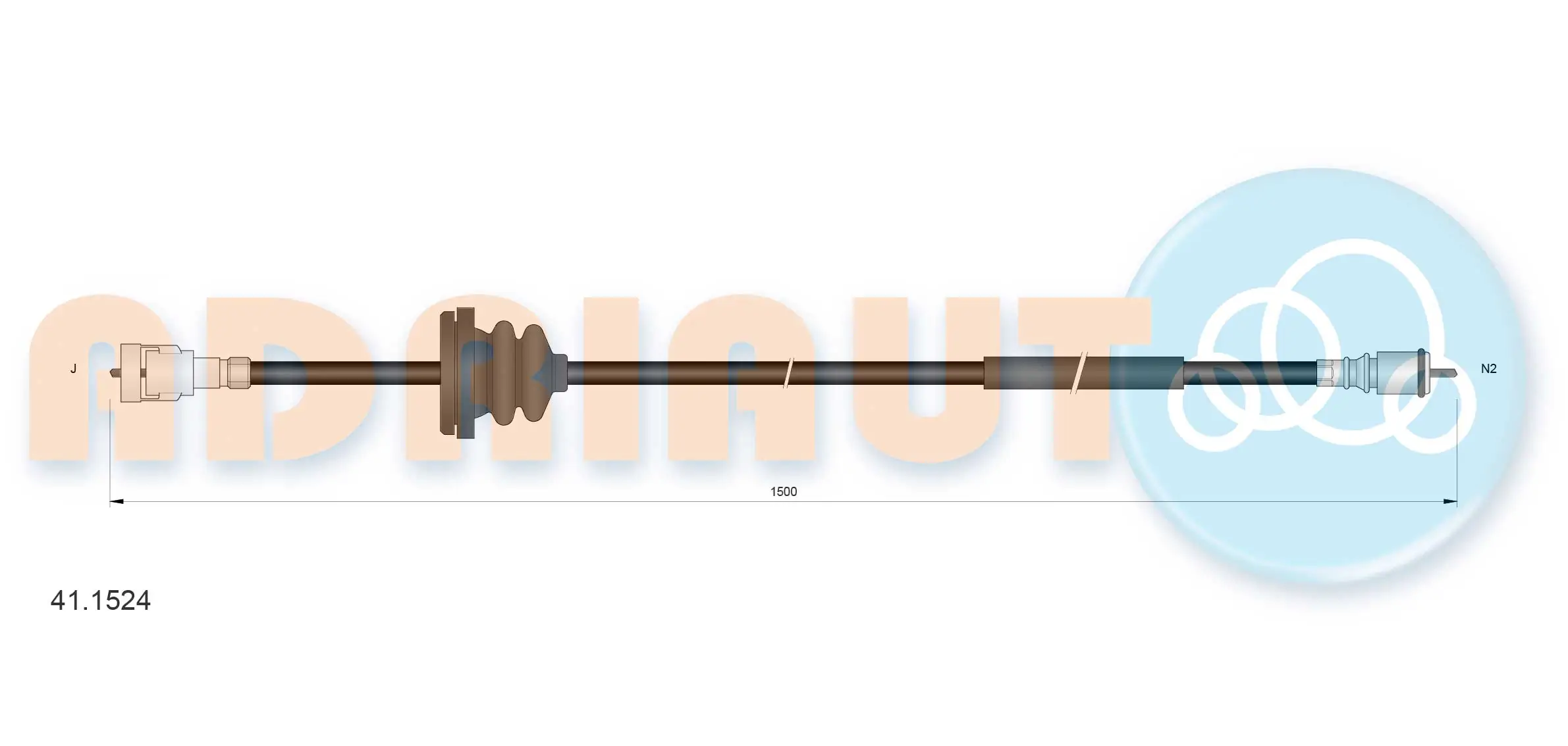 Speedometer Cable 41.1524