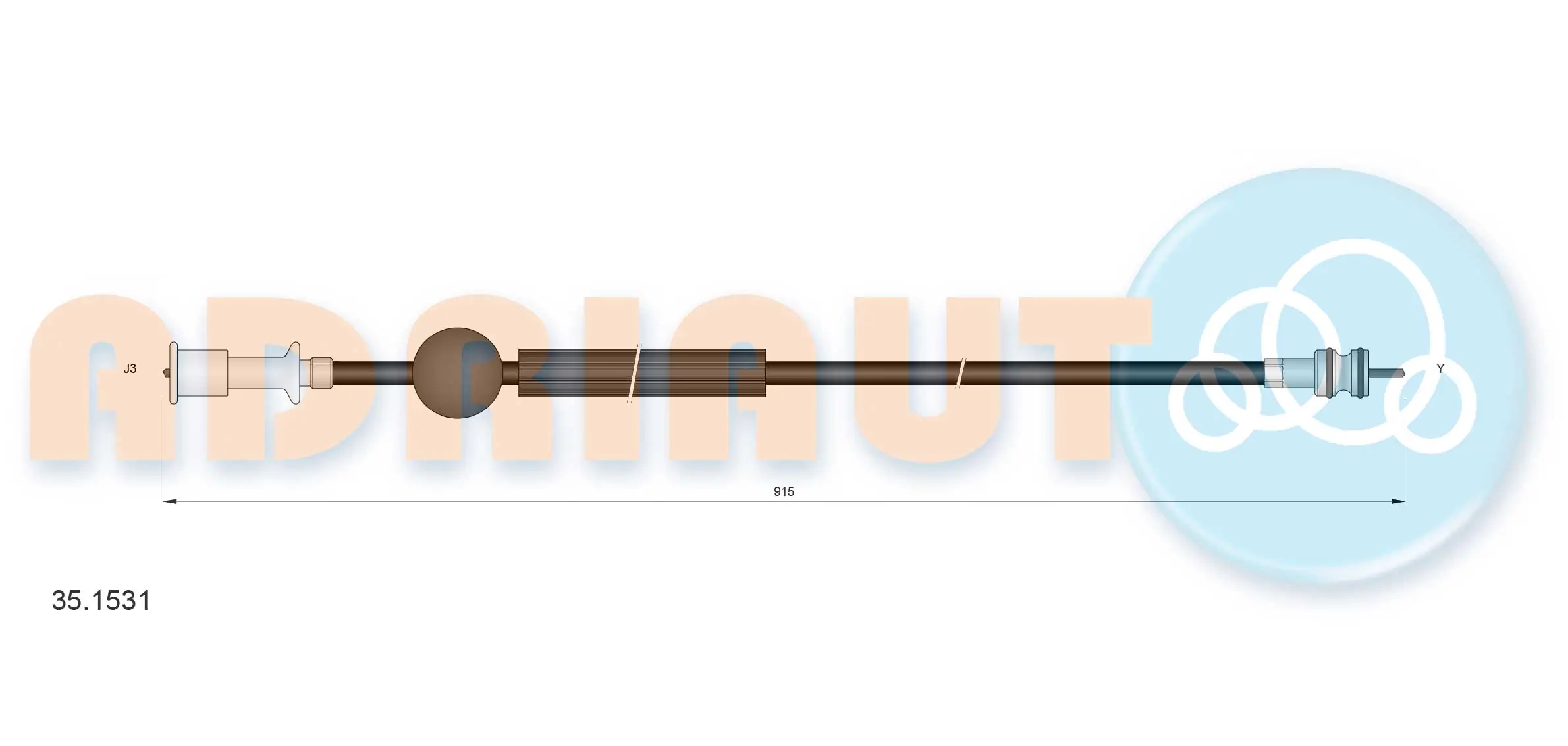 Speedometer Cable 35.1531