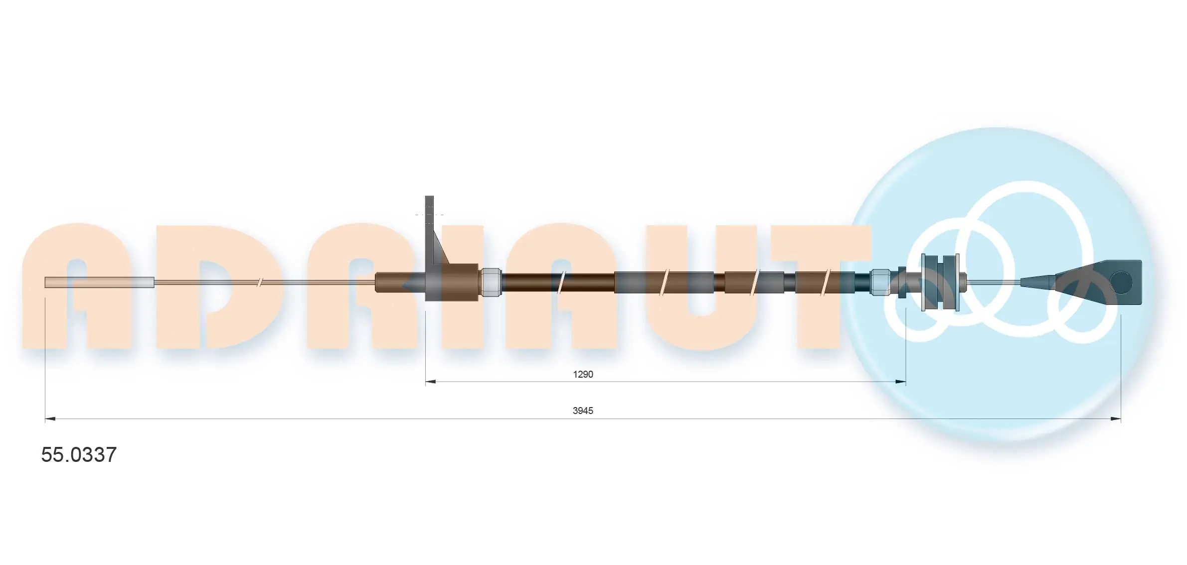 Accelerator Cable 55.0337