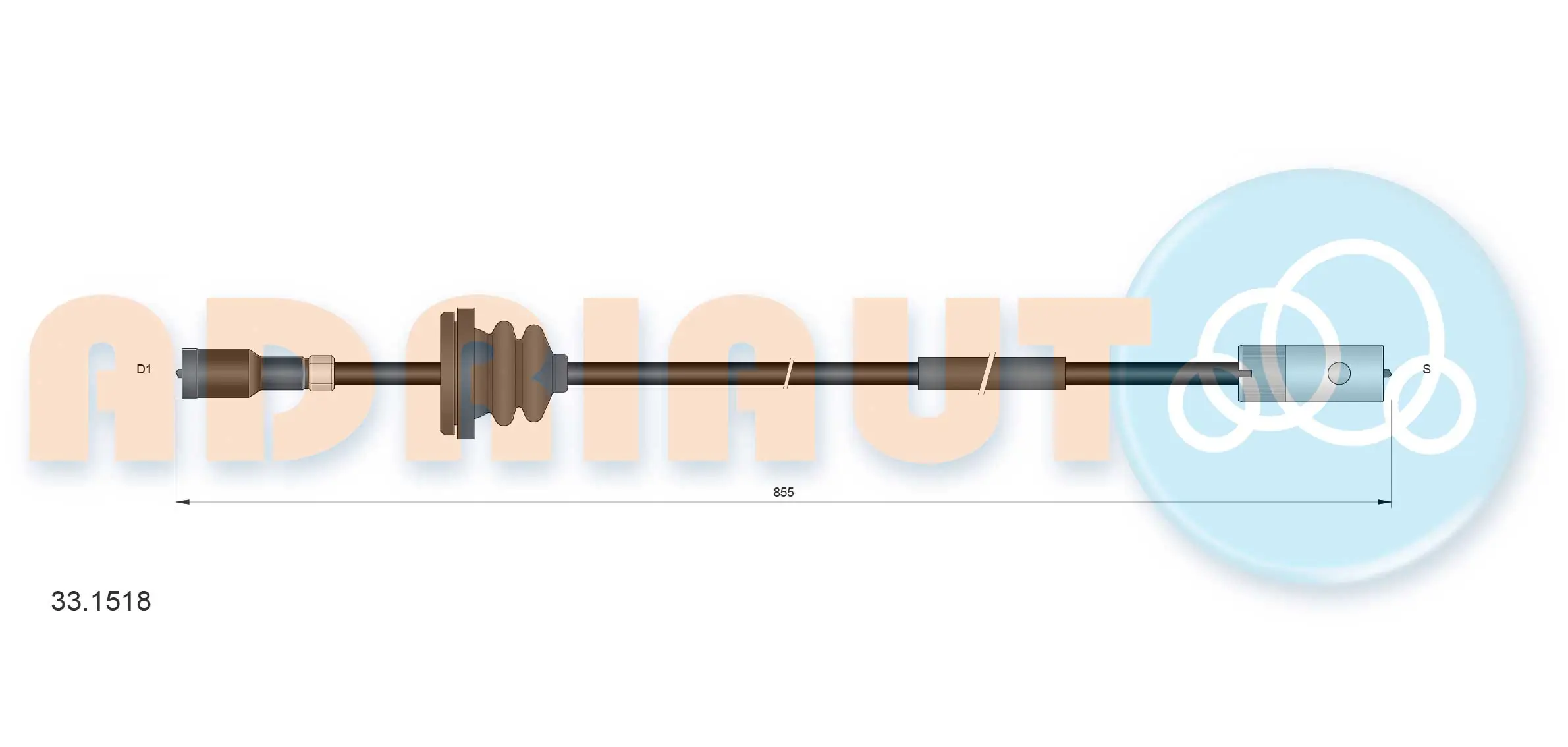 Speedometer Cable 33.1518