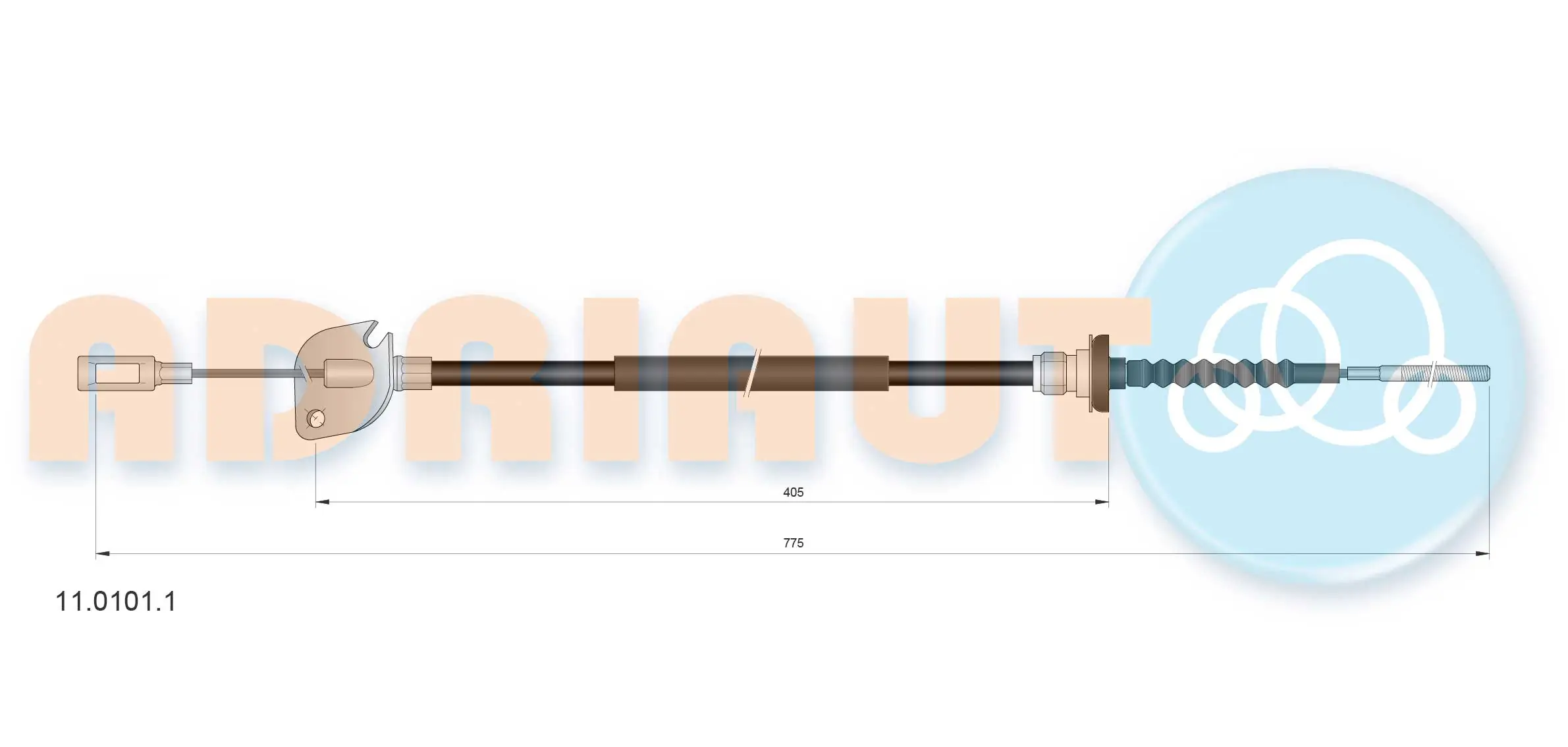 Cable Pull, clutch control 11.0101.1