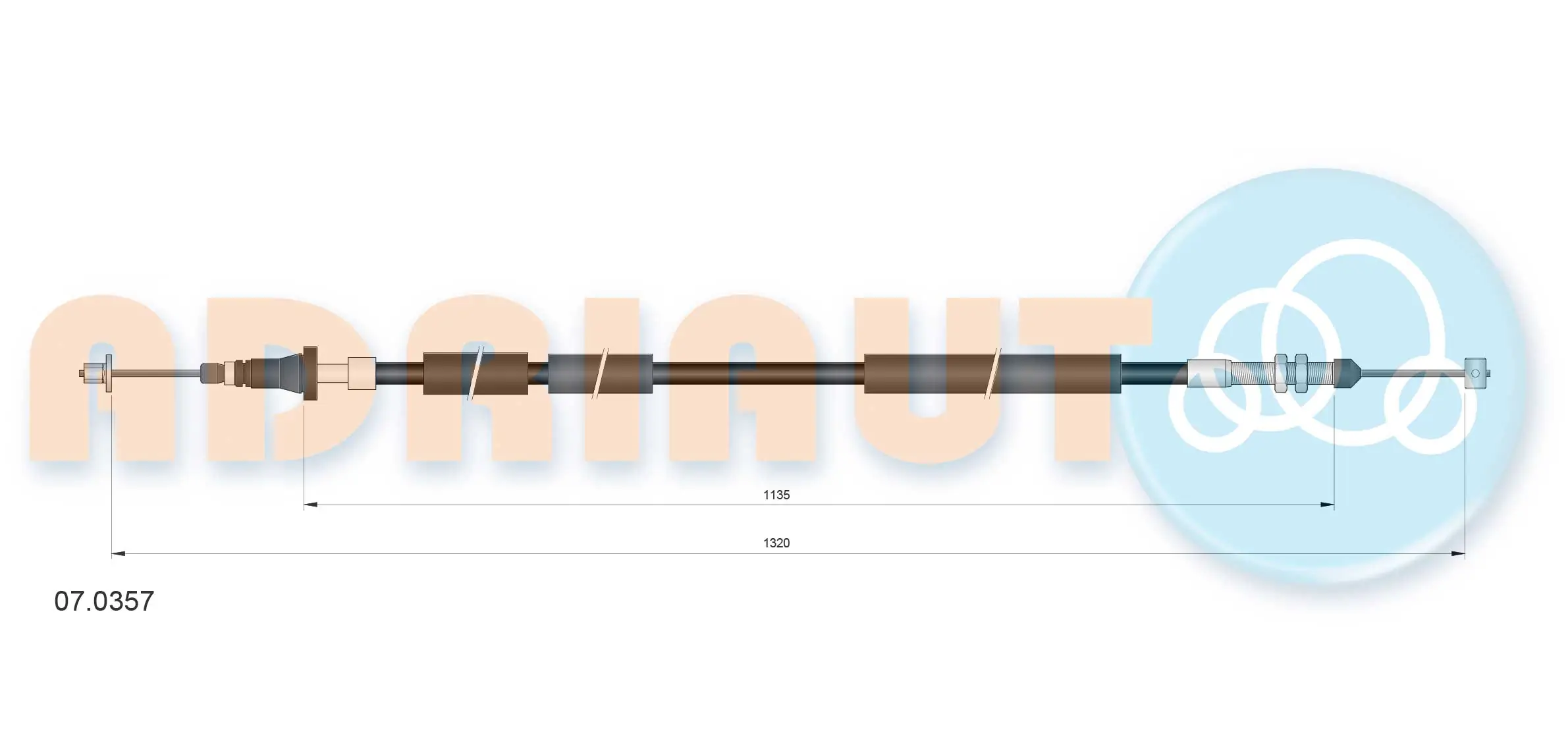 Accelerator Cable 07.0357