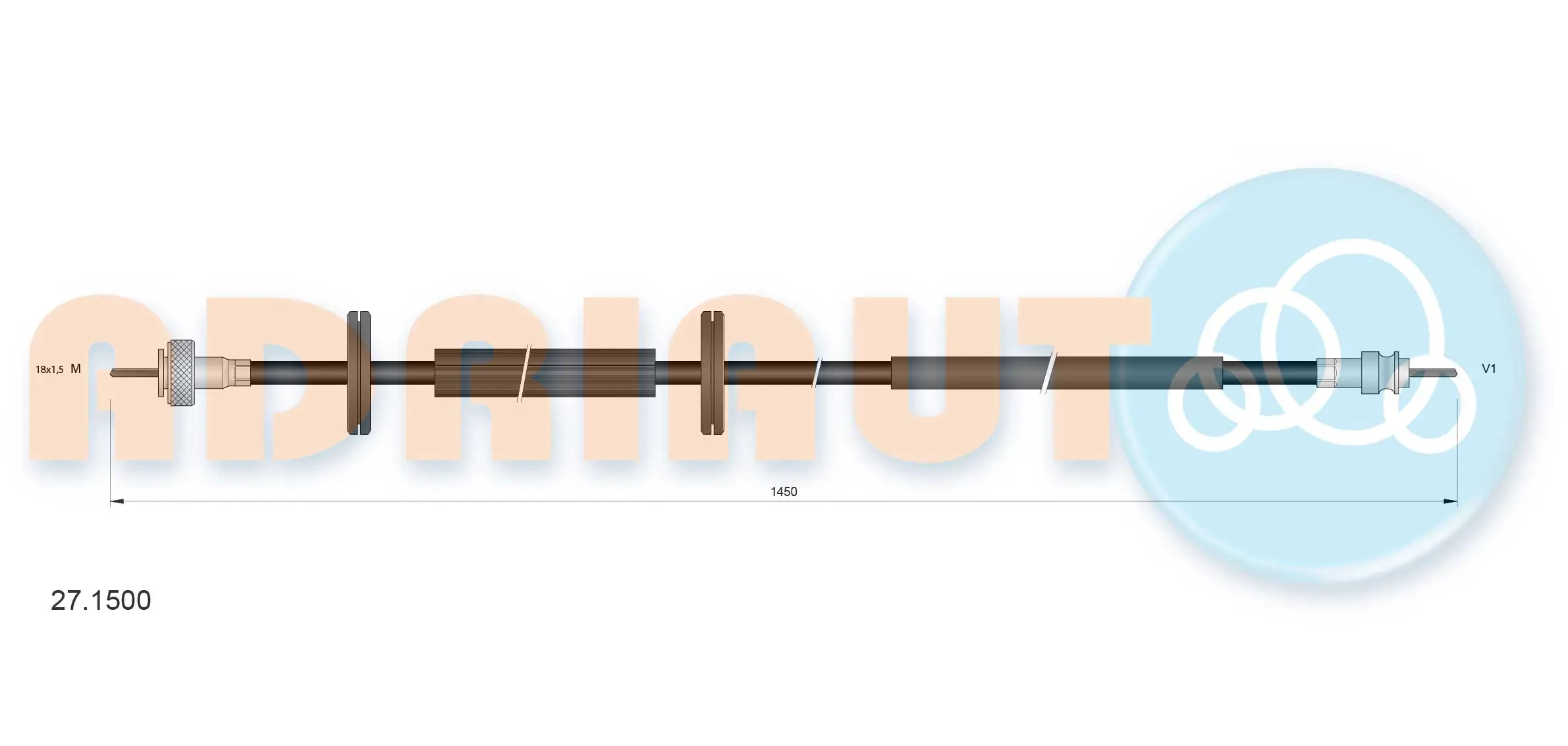 Speedometer Cable 27.1500