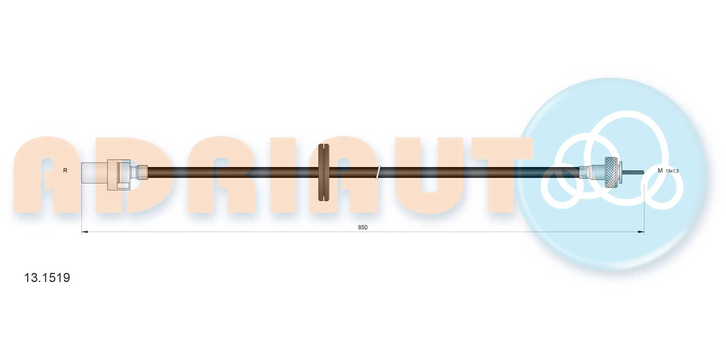 Speedometer Cable 13.1519