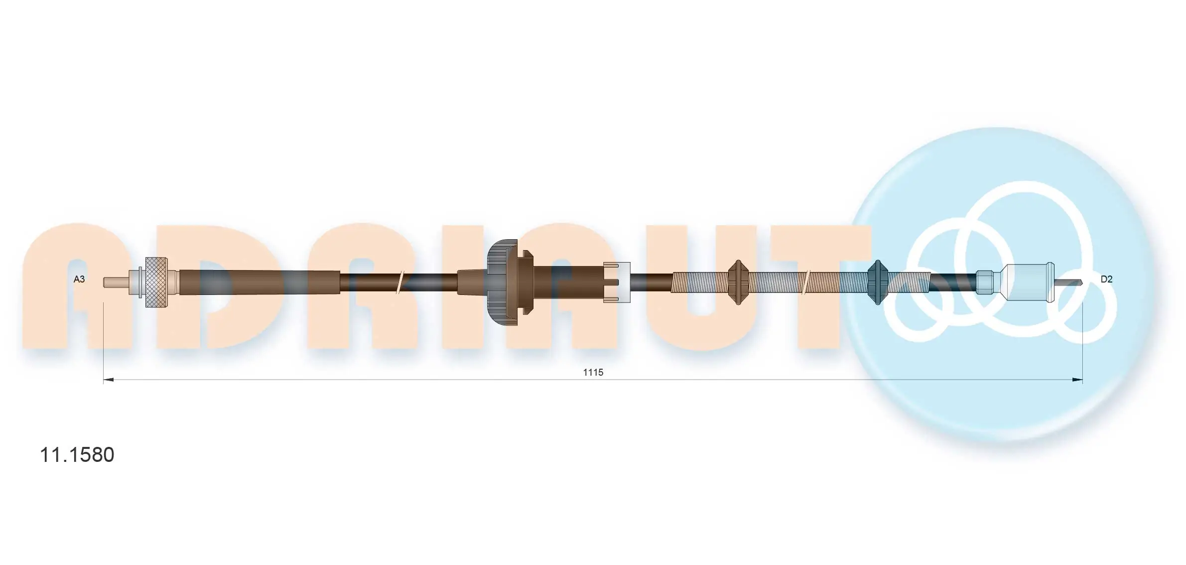 Speedometer Cable 11.1580