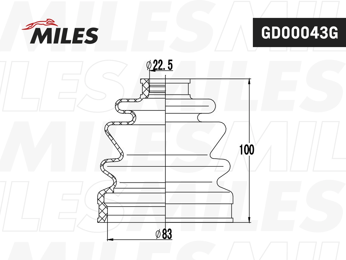 ATE 24.5112-0355.3 Brake Hose