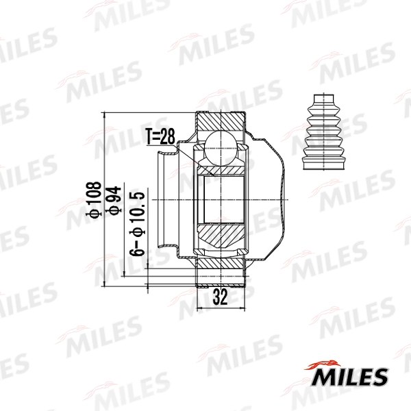 ATE 24.3727-0784.2 Cable Pull, parking brake