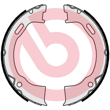 Brake Shoe Set, parking brake ESSENTIAL LINE S 24 549