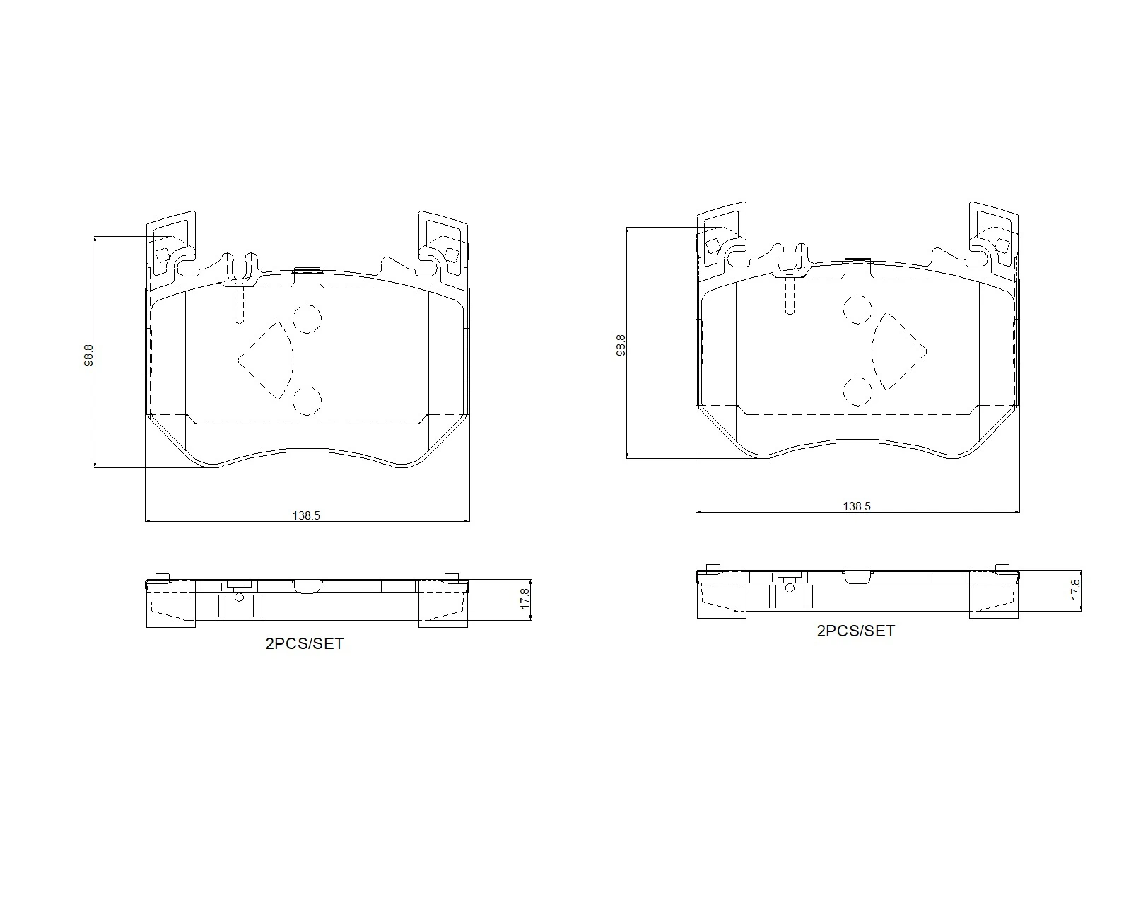 Brake Pad Set, disc brake PRIME LINE P 50 171