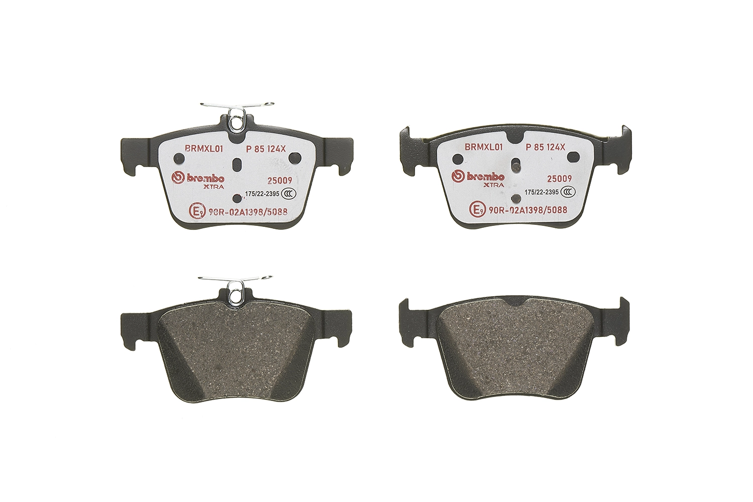 Brake Pad Set, disc brake XTRA LINE P 85 124X