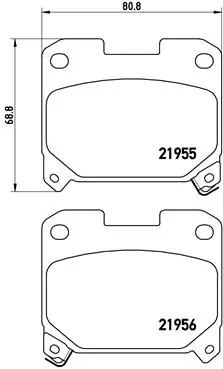 Brake Pad Set, disc brake PRIME LINE P 83 091