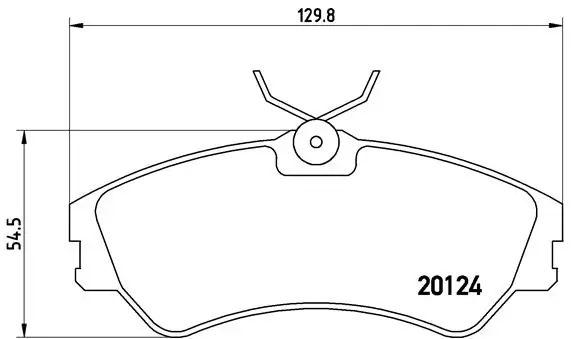 Brake Pad Set, disc brake PRIME LINE P 85 028
