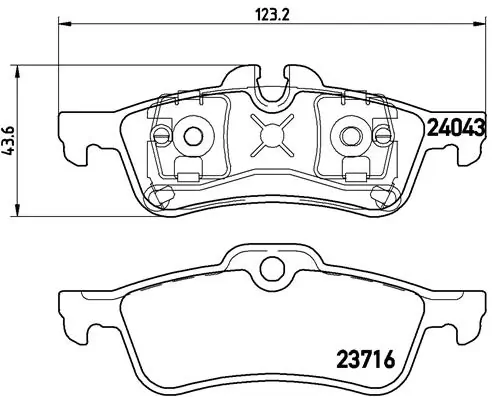 Brake Pad Set, disc brake PRIME LINE P 06 032
