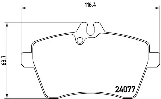Brake Pad Set, disc brake PRIME LINE P 50 056