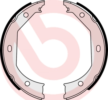 Brake Shoe Set, parking brake ESSENTIAL LINE S 06 509