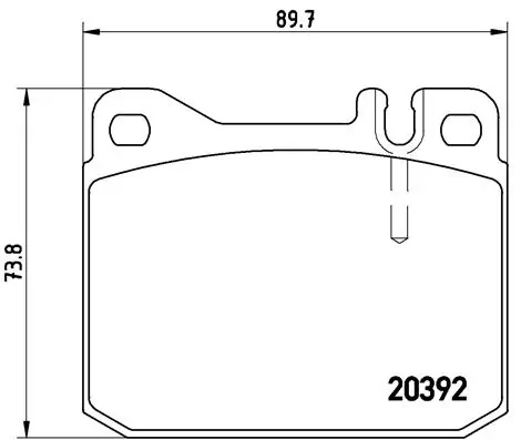 Brake Pad Set, disc brake PRIME LINE P 85 007