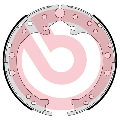 Brake Shoe Set, parking brake ESSENTIAL LINE S 28 519