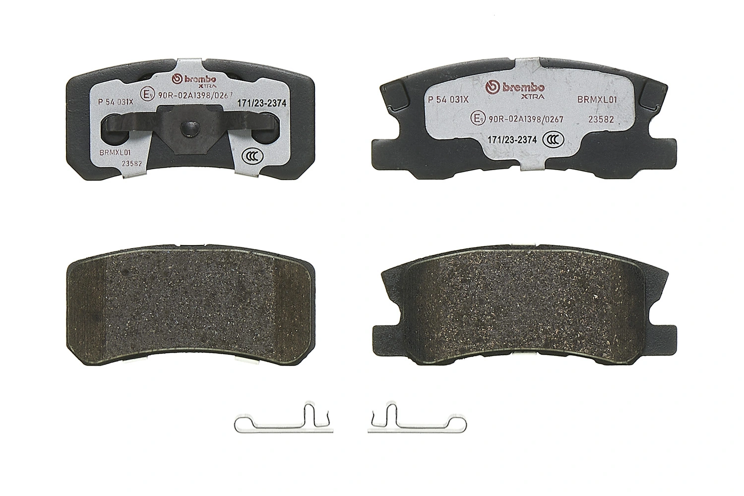 Brake Pad Set, disc brake XTRA LINE P 54 031X