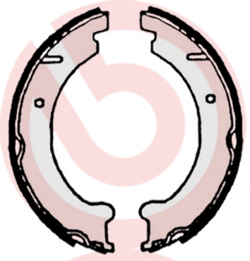 Brake Shoe Set, parking brake ESSENTIAL LINE S 86 509