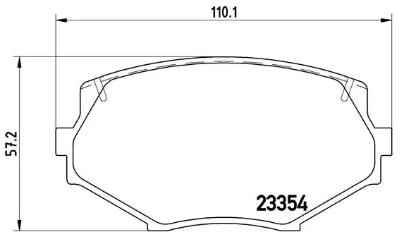 Brake Pad Set, disc brake PRIME LINE P 49 020
