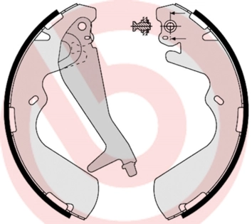 Brake Shoe Set ESSENTIAL LINE S 30 514