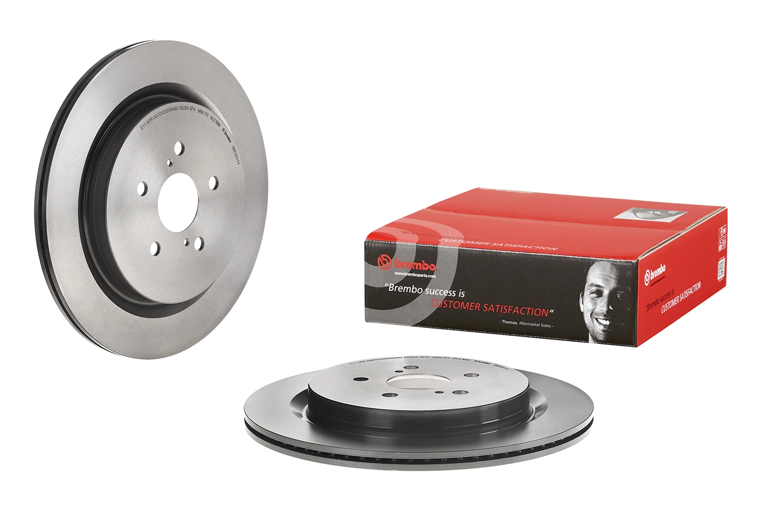 Brake Disc PRIME LINE - UV Coated 09.E031.11
