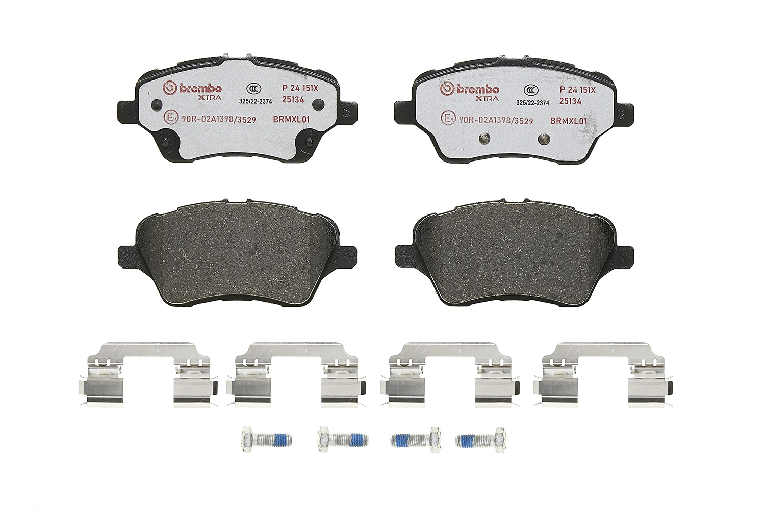 Brake Pad Set, disc brake XTRA LINE P 24 151X