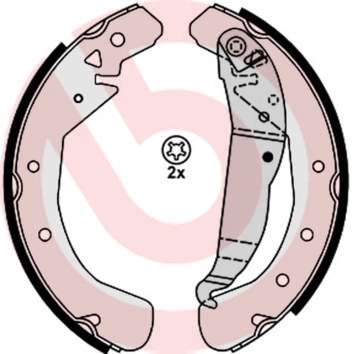 Brake Shoe Set ESSENTIAL LINE S 59 525