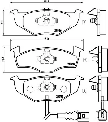 Brake Pad Set, disc brake PRIME LINE P 85 071