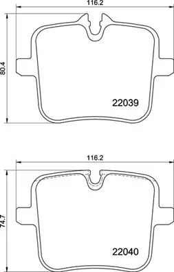 Brake Pad Set, disc brake PRIME LINE P 06 109
