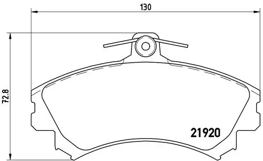 Brake Pad Set, disc brake PRIME LINE P 50 055