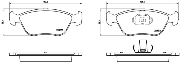 Brake Pad Set, disc brake PRIME LINE P 86 024