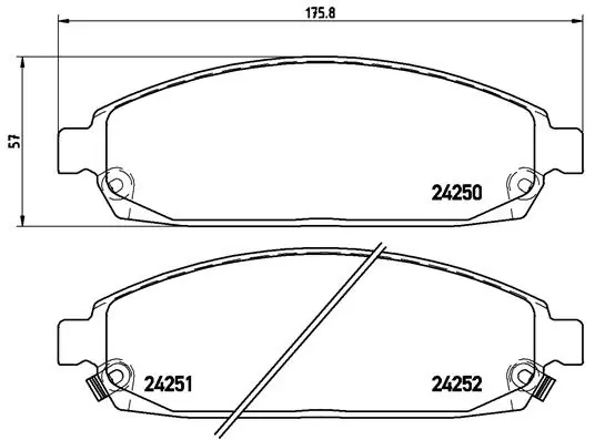 Brake Pad Set, disc brake PRIME LINE P 37 010